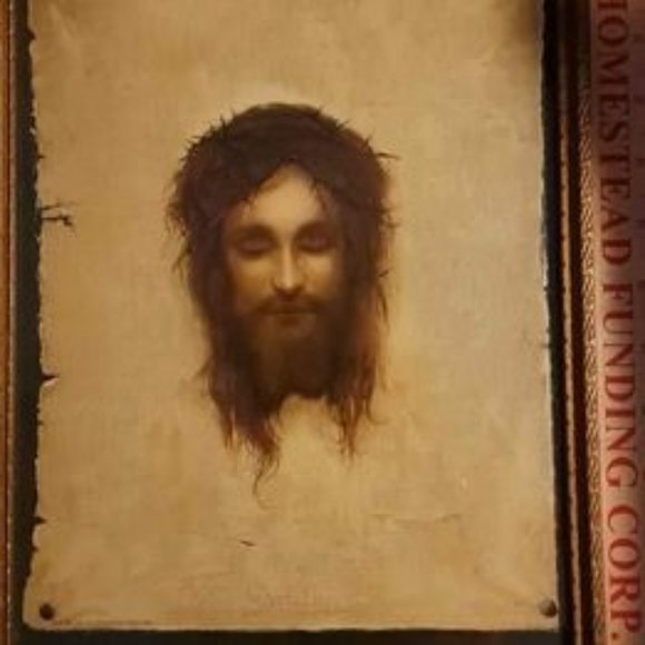 SOLD Jesus Picture With Opening Eyes - Picture 3 of 5